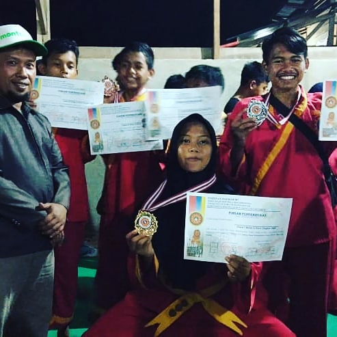 Semangat di Kejurda Cup 1 Tapak Suci Sumatera Barat