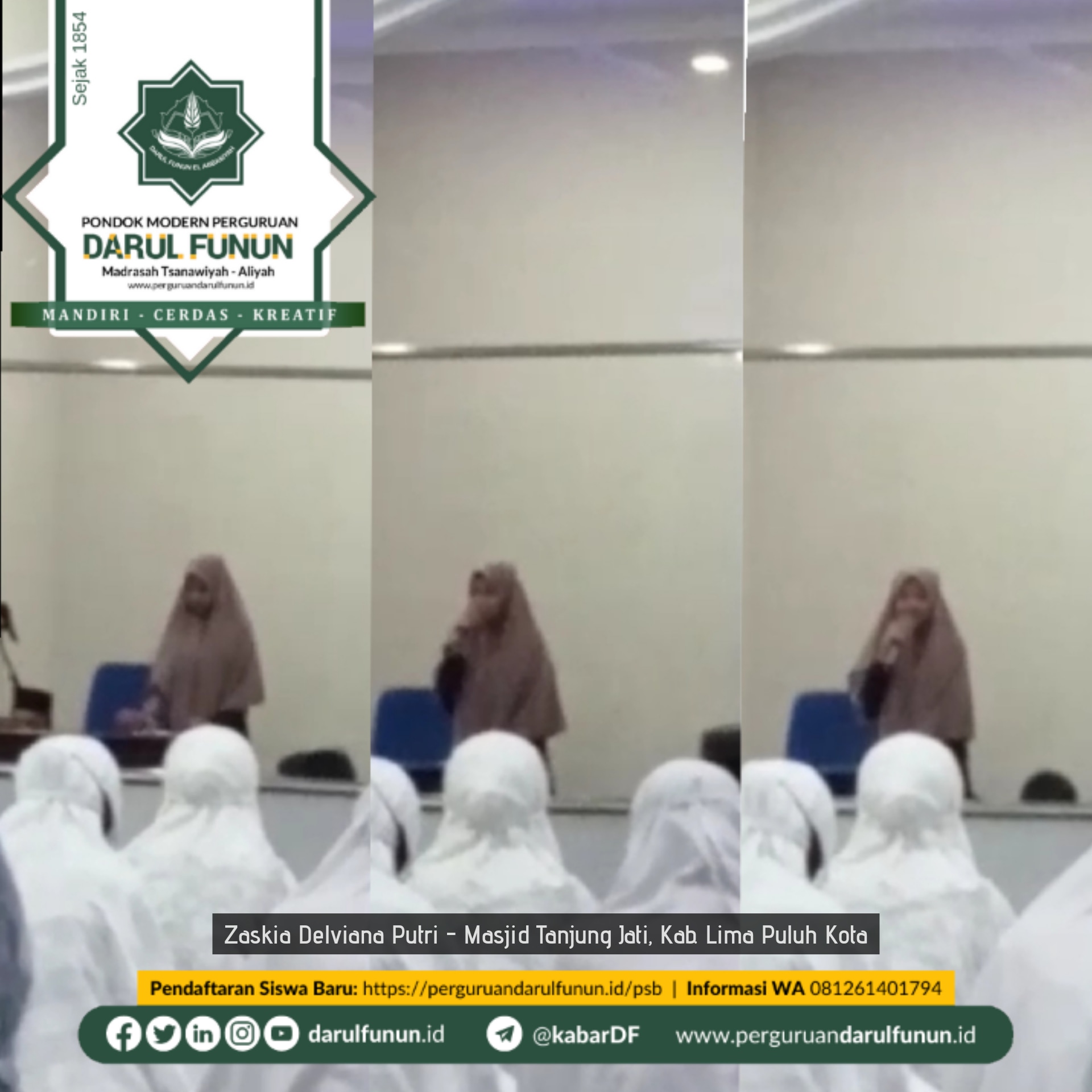 Safari Dakwah Santri di Masjid Tanjung Jati, Kab. Lima Puluh Kota