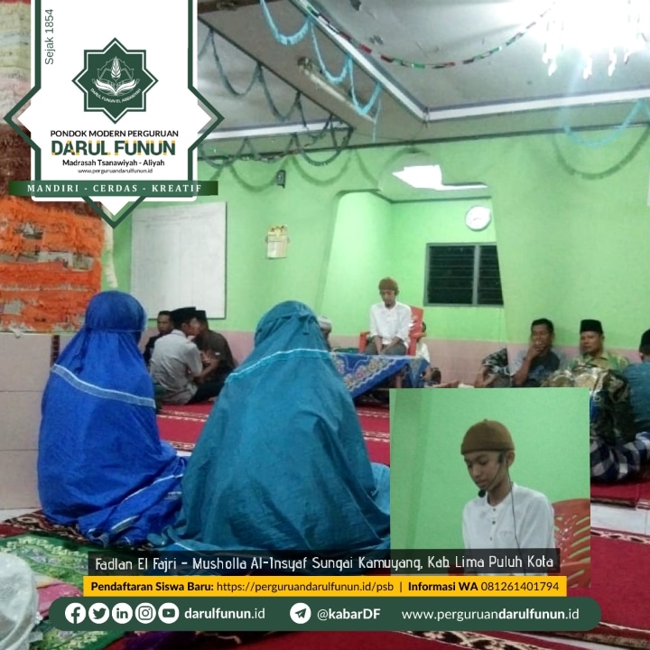 Safari Dakwah Santri Darulfunun di Musholla Al-Insyaf Sei Kamuyang, Kabupaten Lima Puluh Kota
