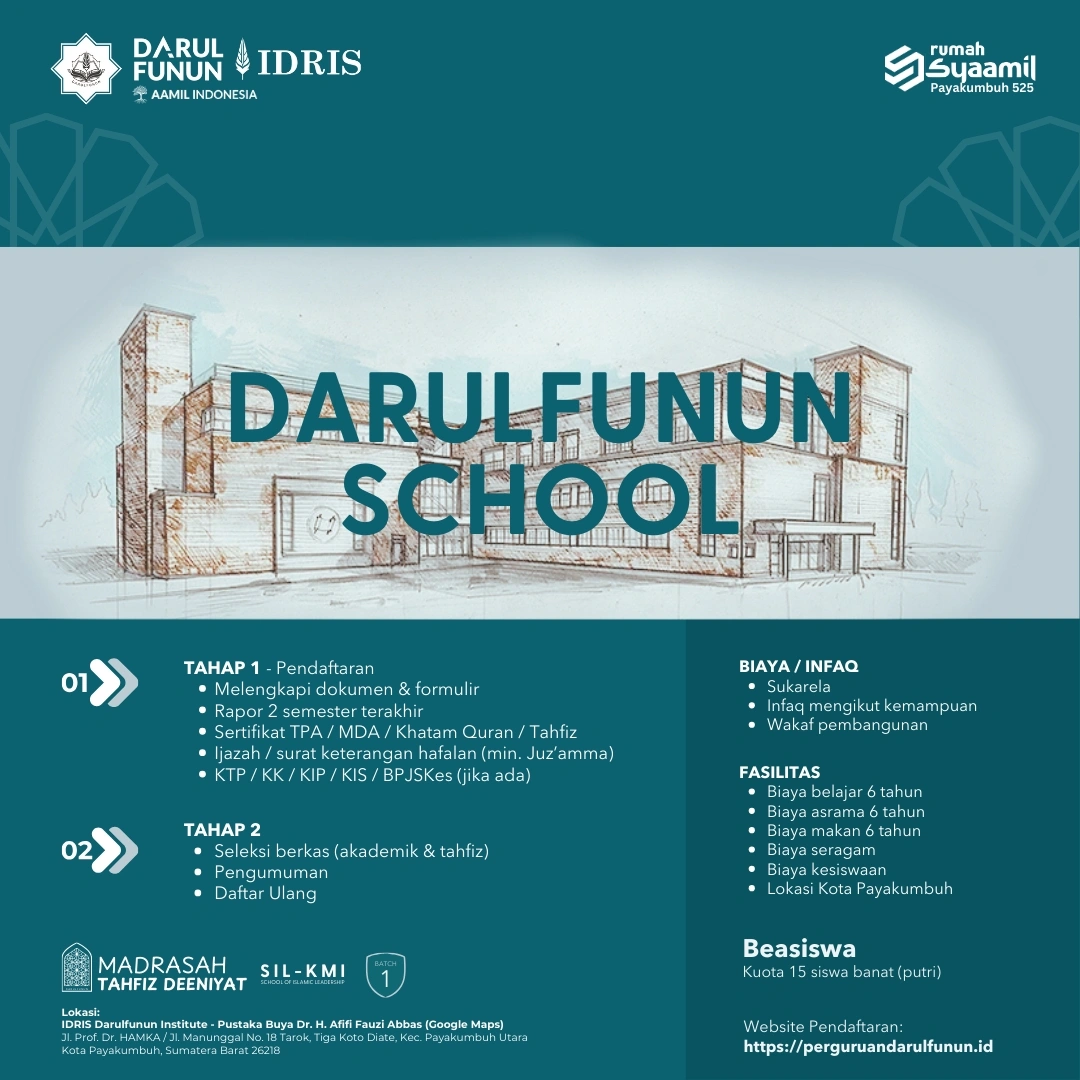 Penerimaan Siswa Baru Darulfunun School 2025